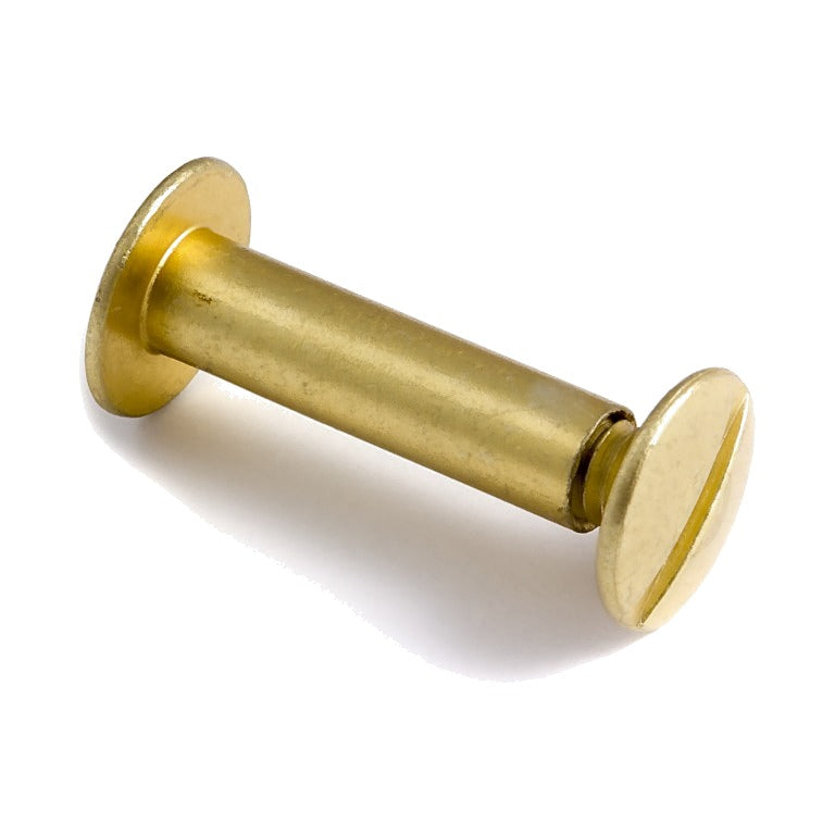 Zero Aluminum Post & Screw (1/8" Screw) - antique-brass