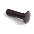 Zero Aluminum Post / Threaded Aluminum Washer - black
