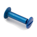 Zero Aluminum Post & Screw (1/8" Screw) - blue