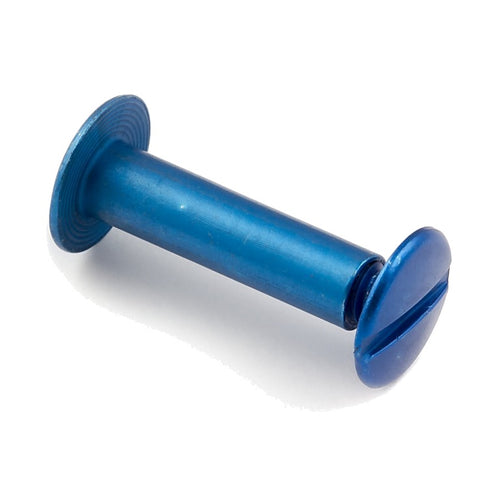 Zero Aluminum Post & Screw (1/8" Screw) - blue