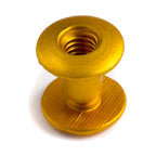 Zero Aluminum Post / Threaded Aluminum Washer - gold