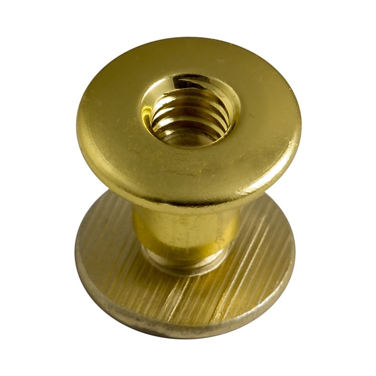 Zero Aluminum Post / Threaded Aluminum Washer - gold