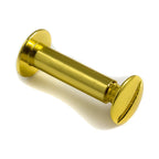 Zero Aluminum Post & Screw (1/8" Screw) - gold