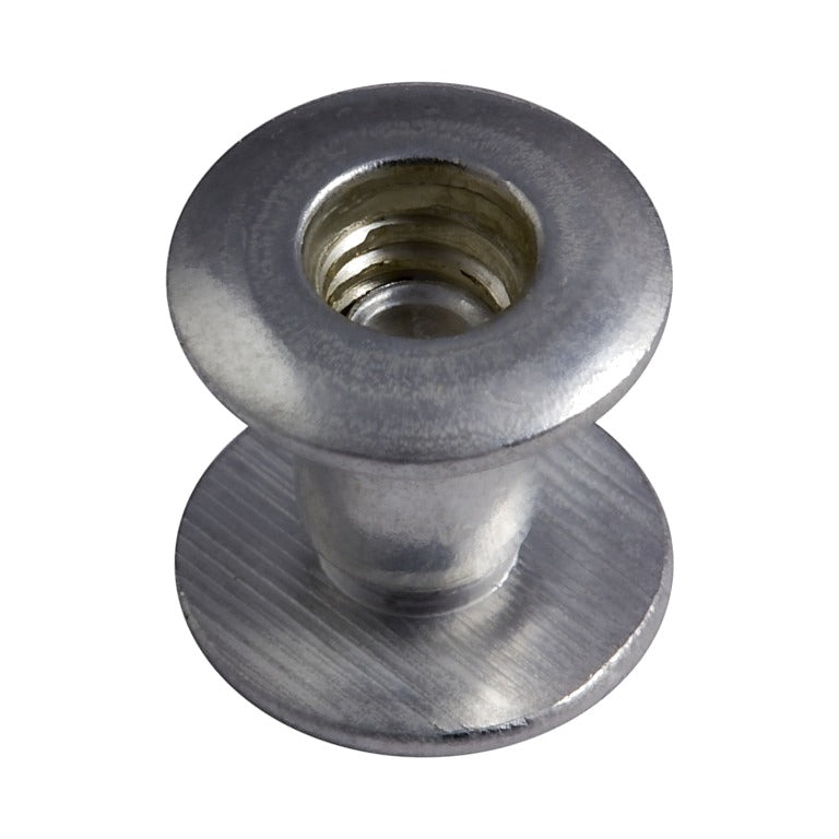 Zero Aluminum Post / Threaded Aluminum Washer - gray
