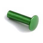 Zero Aluminum Post / Threaded Aluminum Washer - green