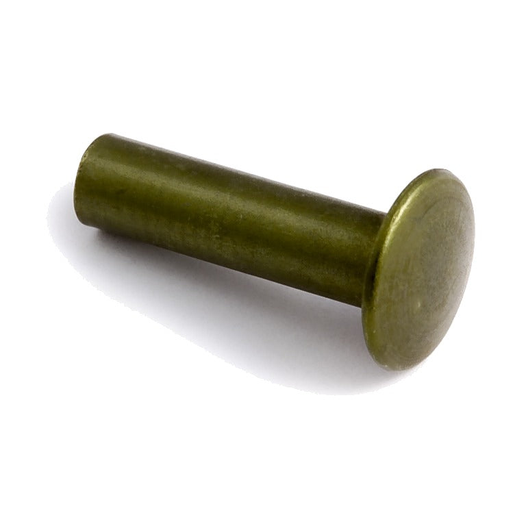 Zero Aluminum Post / Threaded Aluminum Washer - olive