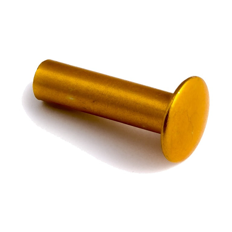 Zero Aluminum Post / Threaded Aluminum Washer - orange