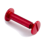 Zero Aluminum Post & Screw (1/8" Screw) - red