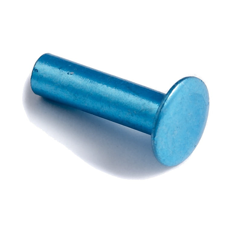 Zero Aluminum Post / Threaded Aluminum Washer - turquoise