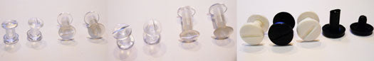 7mm Poly Post & Screw (1/4" Screw) - placeholder