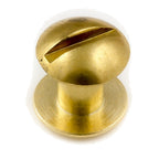 Zero Solid Brass Post & Screw (1/8" Screw) - brass