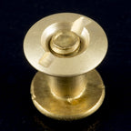 Zero Solid Brass Post & Screw (1/8" Screw) - brass