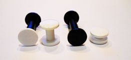 3/16" Large-Head Plastic Post & Screw (3/16" Screw) - placeholder