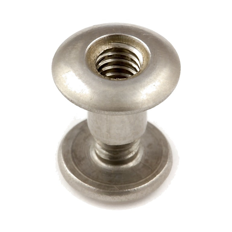 Zero Stainless Steel Post & Screw (1/8" Screw) - stainless