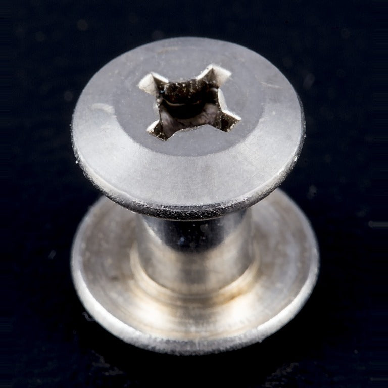 Zero Stainless Steel Post & Screw (1/8" Screw) - stainless