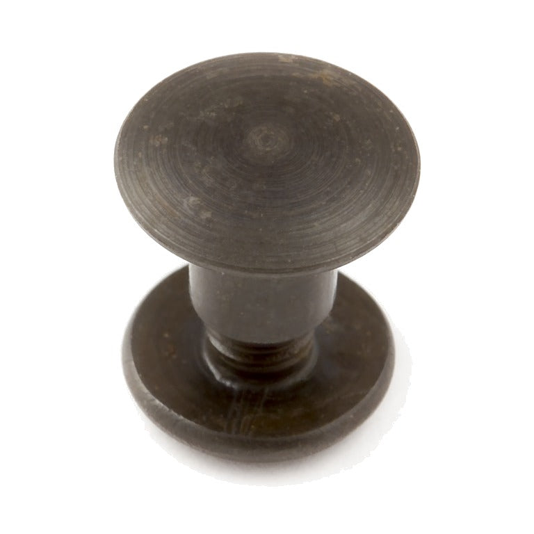 Zero Steel Post & Screw (1/8" Screw) - steel-blackoxide