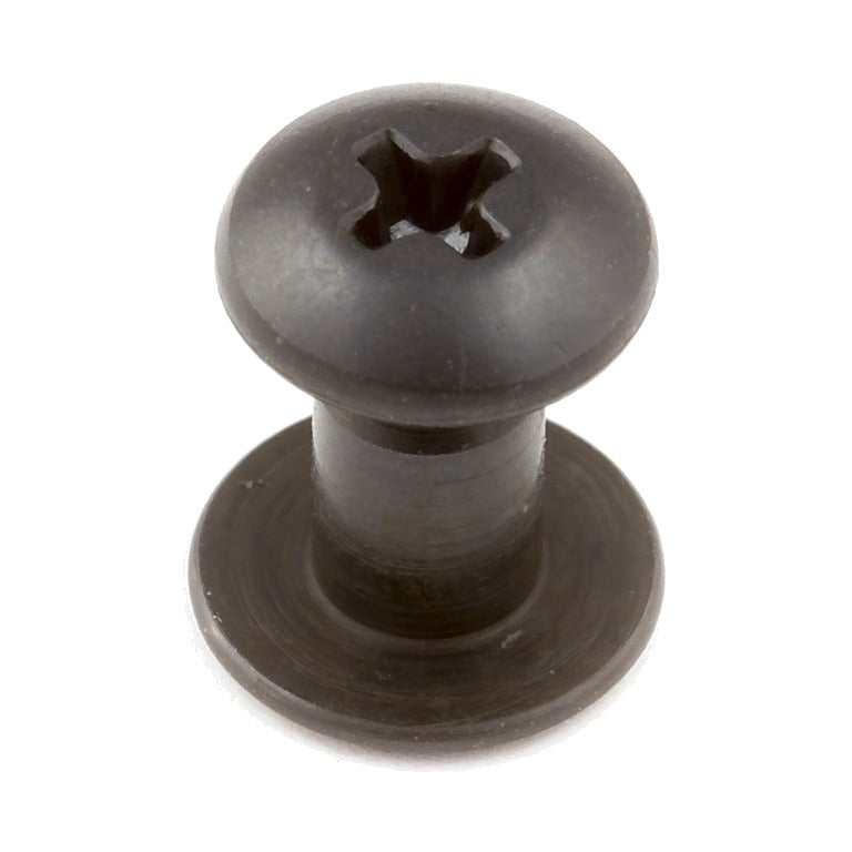 Zero Steel Post & Screw (1/8" Screw) - steel-blackoxide