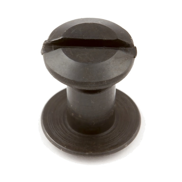 Zero Steel Post & Screw (1/8" Screw) - steel-blackoxide