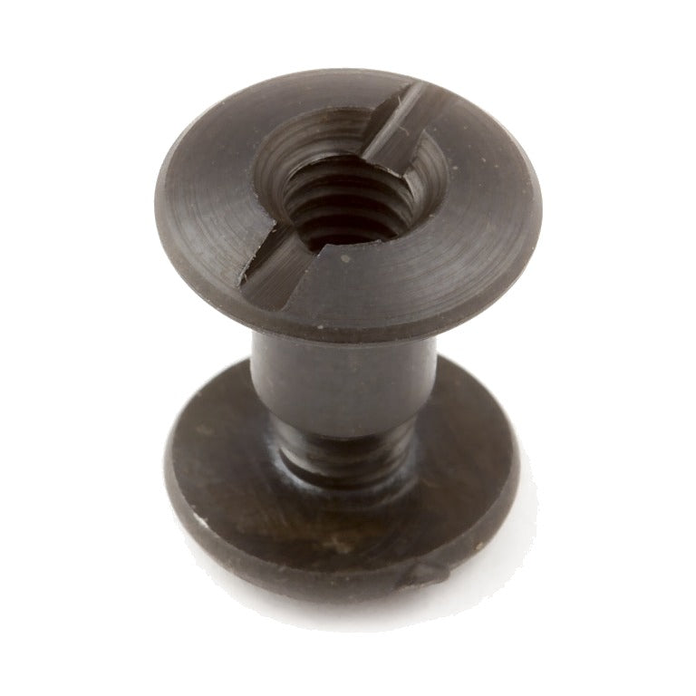 Zero Steel Post & Screw (1/8" Screw) - steel-blackoxide