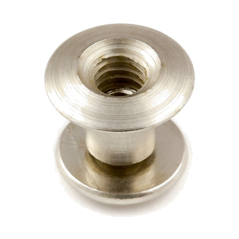 Zero Steel Post & Screw (1/8" Screw) - steel-nickelplated