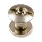 Zero Steel Post & Screw (1/8" Screw) - steel-nickelplated
