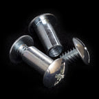 1/4" Zinc Alloy Steel Post & Screw (1/4" Screw) - zincalloy