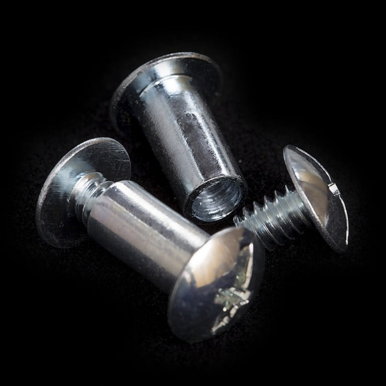1/4" Zinc Alloy Steel Post & Screw (1/4" Screw) - zincalloy