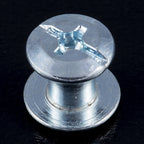 Zero Steel Post & Screw (1/8" Screw) - zincplated