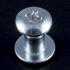 Zero Steel Post & Screw (1/8" Screw) - zincplated