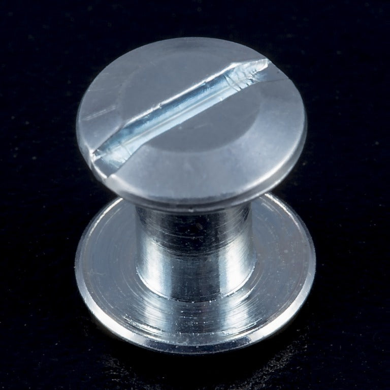 Zero Steel Post & Screw (1/8" Screw) - zincplated