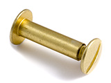 Antique Brass Metallic Aluminum Chicago Screws Posts & Screws